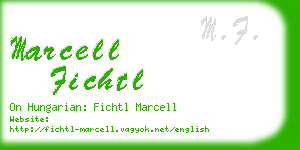 marcell fichtl business card